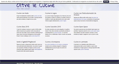 Desktop Screenshot of oltrelecucine.com